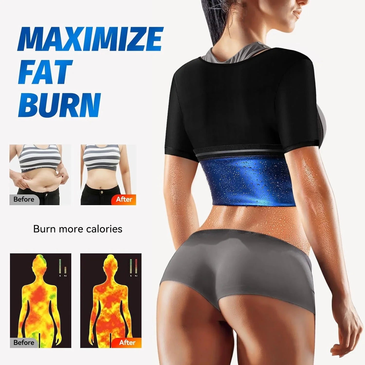 Women’s Sweat Vest | Sauna Vest | Fitness And Fashion