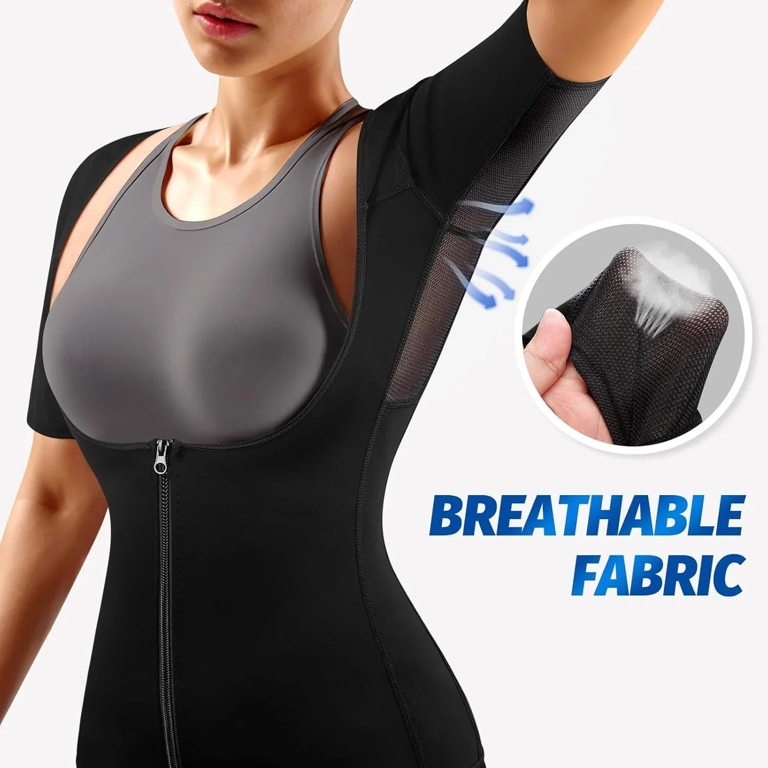 Women’s Sweat Vest | Sauna Vest | Fitness And Fashion